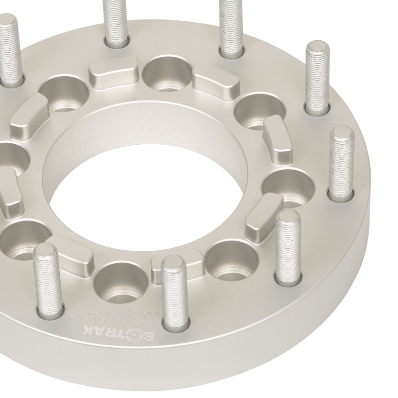 BOTRAK 8 Lug to 10 Lug 8x6.5 to 10x225 19.5" Semi Wheel Spacers Adapters for dodge ram 2500 3500