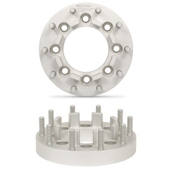 BOTRAK 8 Lug to 10 Lug 8x170 to 10x225 19.5" Rim Dual Wheel Adapters Spacers for ford F250 F350 off Road 4x4
