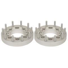 BOTRAK 8 Lug to 10 Lug 8x6.5 to 10x225 19.5" Semi Wheel Spacers Adapters for dodge ram 2500 3500
