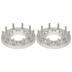 BOTRAK 8 to 10 Lug 8x6.5 to 10x225 Semi Single Wheel Spacer Adapter for ford F250 F350 2WD 4WD