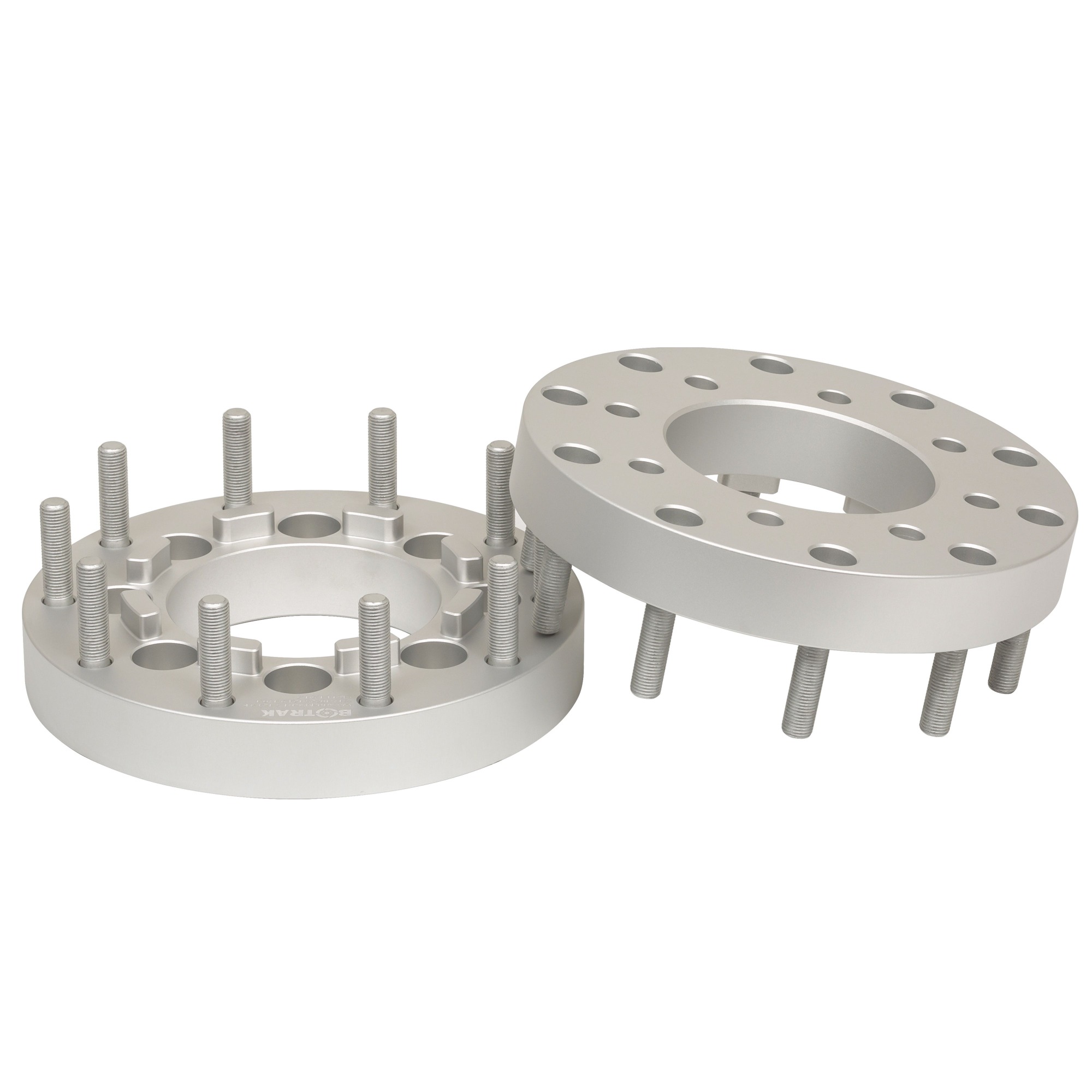 BOTRAK 8 to 10 Lug 8x170 to 10x225 19.5" Rim Semi Truck Wheel Spacers Adapters for ford F250 F350 Single Wheel