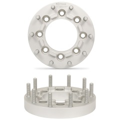 BOTRAK 8 to 10 Lug 8x170 to 10x225 19.5" Rim Semi Truck Wheel Spacers Adapters for ford F250 F350 Single Wheel