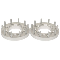 BOTRAK 8 to 10 Lug 8x180 to 10x225 Semi Aluminum Wheel Adapter Spacer for Chevrolet Silverado 2500 3500 GMC Sierra 2500HD
