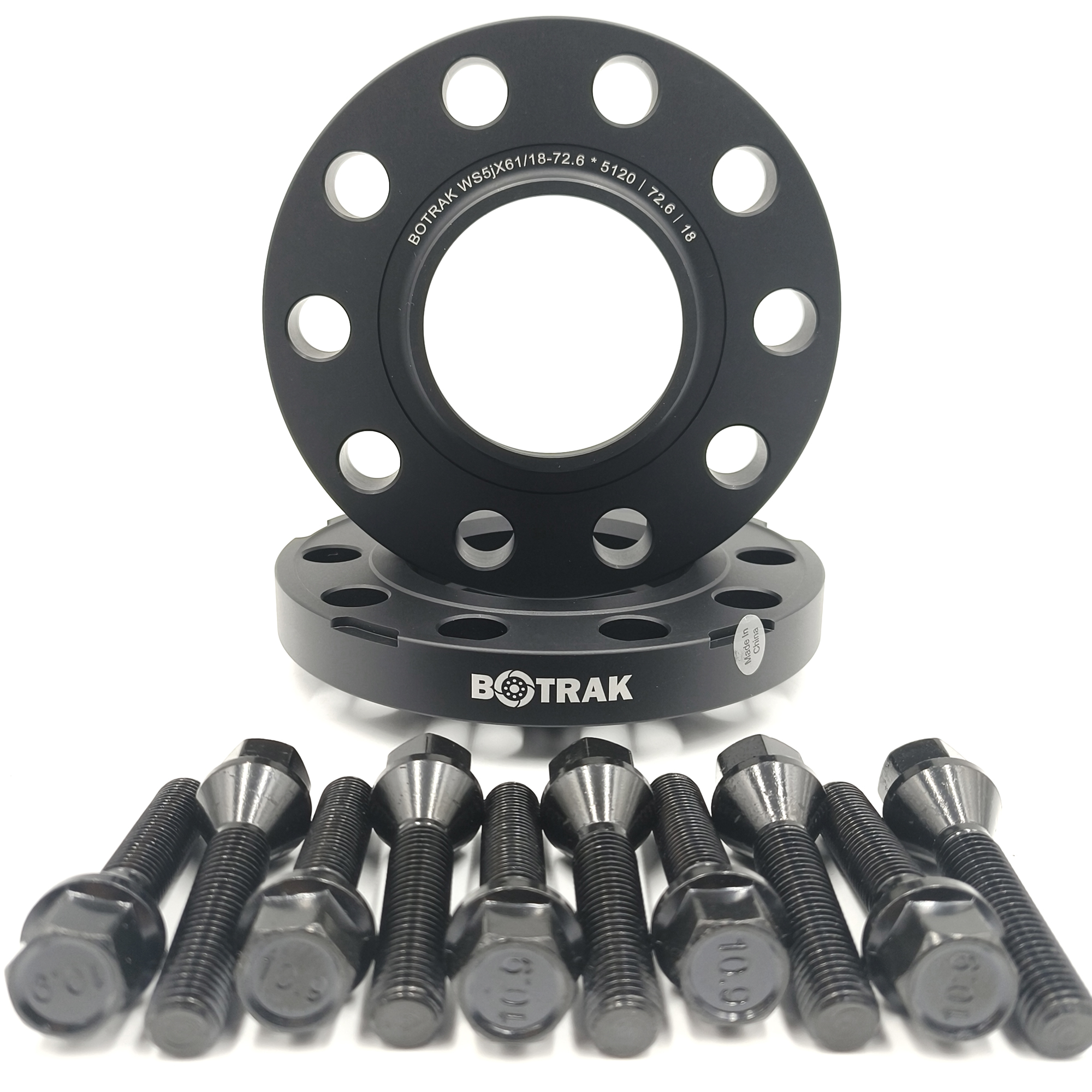BOTRAK WS forged t6 6061 5x120 CB72.6 hub centric wheel spacers fit BMW E chassis M1 M3 M5 M6 X1 Z3 Z4 Z8