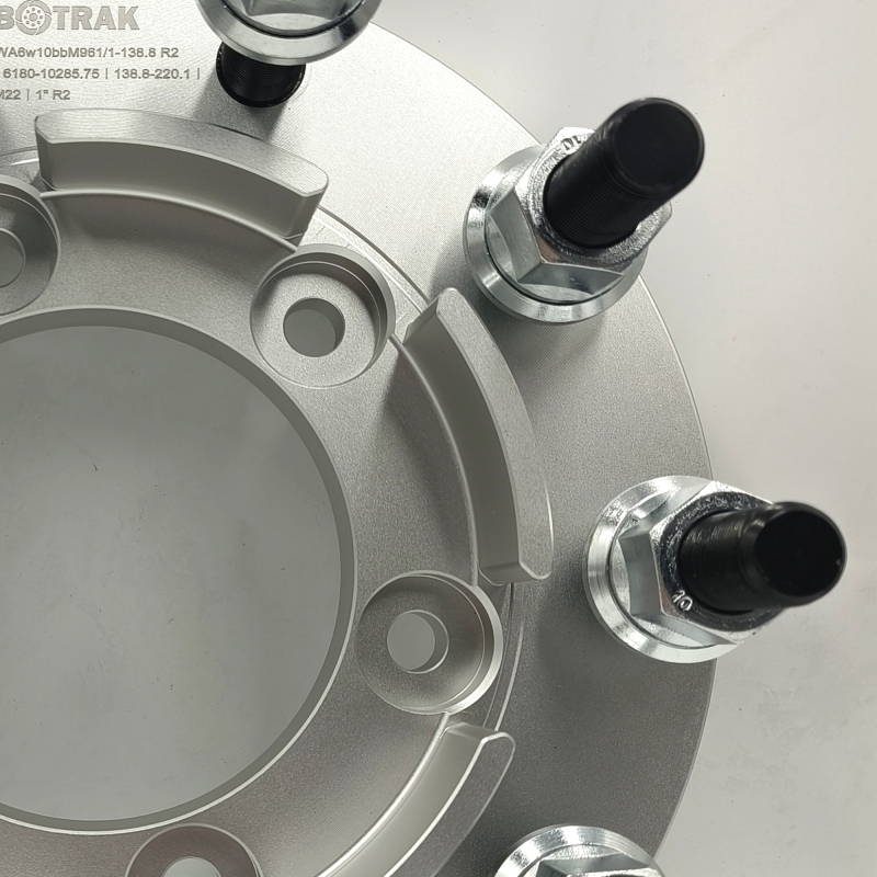 BOTRAK 6 to 10 lug 6x180 to 10x285 22.5" 24.5" rims aluminum wheel spacers adapters for ford Transit T350 dually