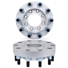 BOTRAK 8 to 10 lug 8x6.5 to 10x335 Forged Alloy Dually Wheel Adapters Spacers for Chevrolet Silverado 1500HD 2500 GMC Sierra 3500HD