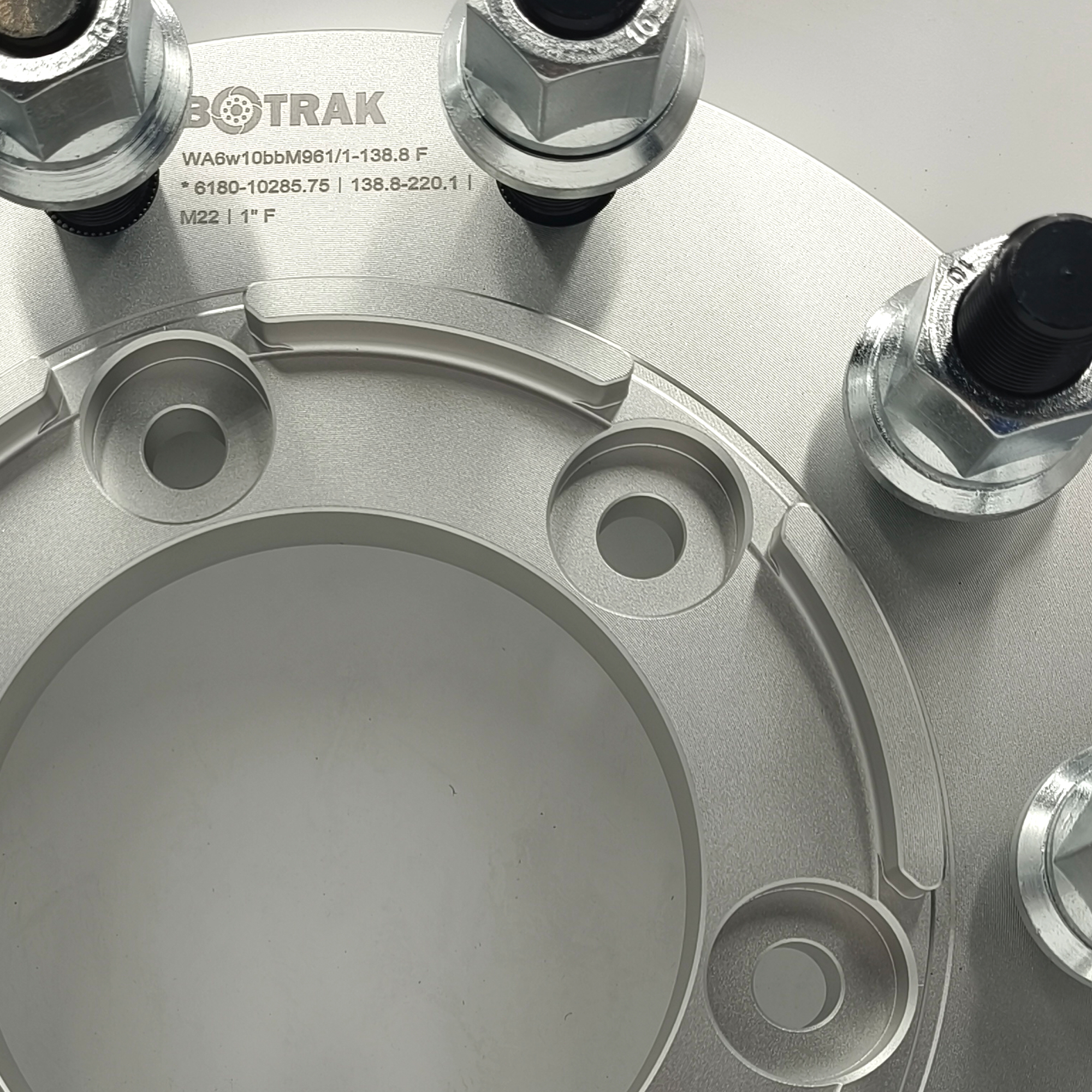 BOTRAK 6 lug to 10 lug 6x180 to 10x285 forged semi wheel adapters for ford Transit T350