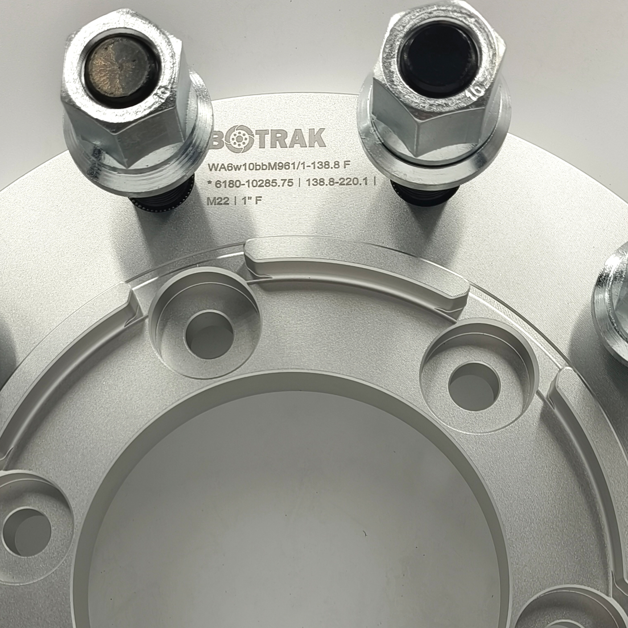 BOTRAK 6 lug to 10 lug 6x180 to 10x285 forged semi wheel adapters for ford Transit T350