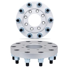 BOTRAK 8 to 10 Lug 8x6.5 to 10x335 24.5" Semi Wheel Adapter Spacer for gmc Savana 2500 Sierra 3500 Classic chevy C3500 K2500