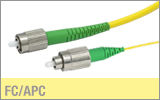 FP-FA-FA-320-900-1-1单模光纤跳线，SM300 纯石英纤芯,320-430nm，FC/APC， Ø 900um 护套 ，长 1 m