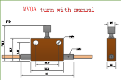 MVOA-48-FC/APC-1 1480nm，FC/APC连接头，尾纤1米