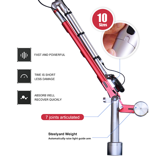 Machine de détatouage au laser vertical pico q-switched nd yag de Taibobeauty