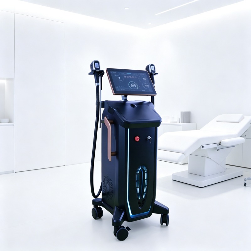 Dual-handle 808nm diode laser hair removal machine