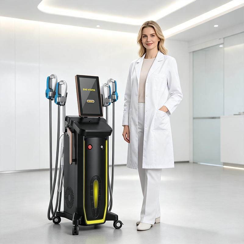 EMS+RF Muscle Stimulation Face Lift Machine