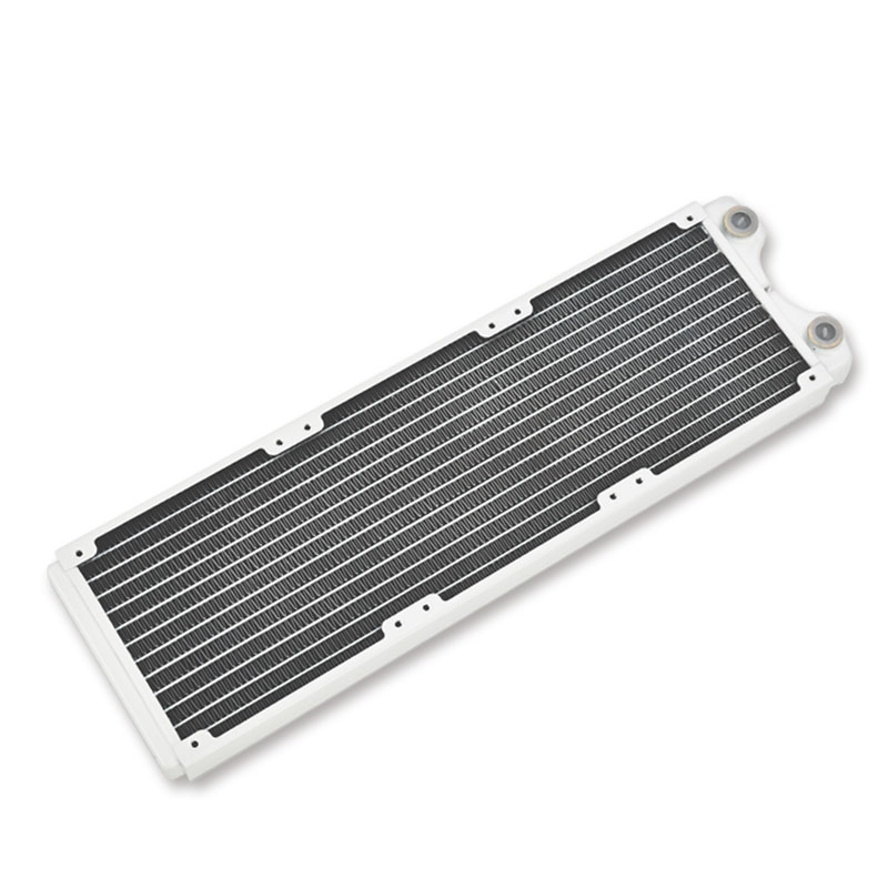360 Water Cooling Radiator Pure Copper White G1/4 Thread 12 Channel ...