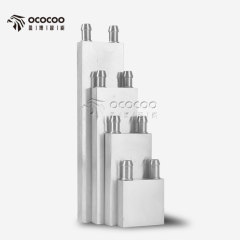 Aluminum semiconductor water cooler