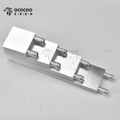 Aluminum semiconductor water cooler