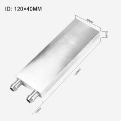 Aluminum semiconductor water cooler