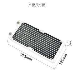 白色PT240铜散热排