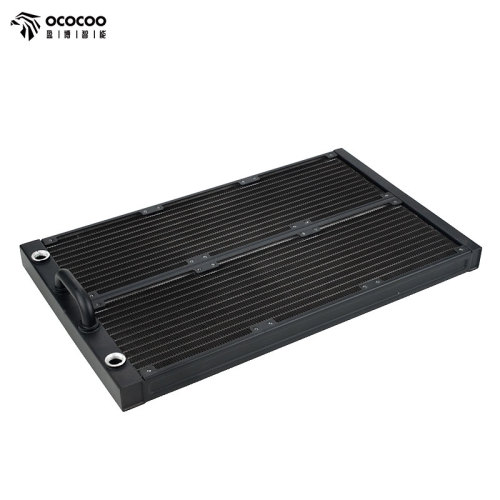 OCOCOO 360mm Double Layer Radiator All Aluminum G1/4 Thread Computer