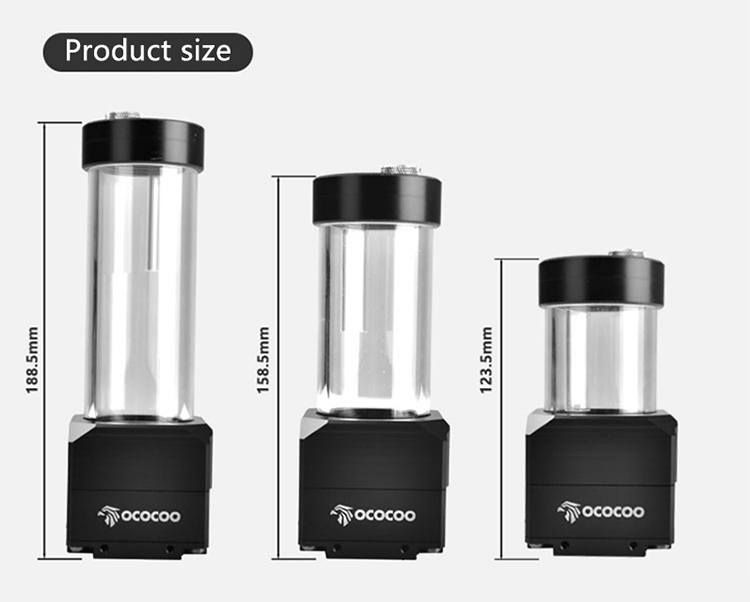 OCOCOO H09D Pump Water Cooling Quiet 6M Lift 12L/MIN Large Flow