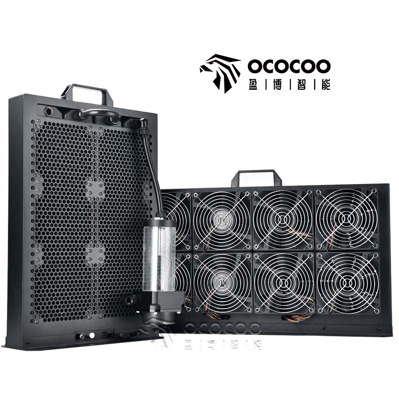 What is the difference between integrated and split water cooling?