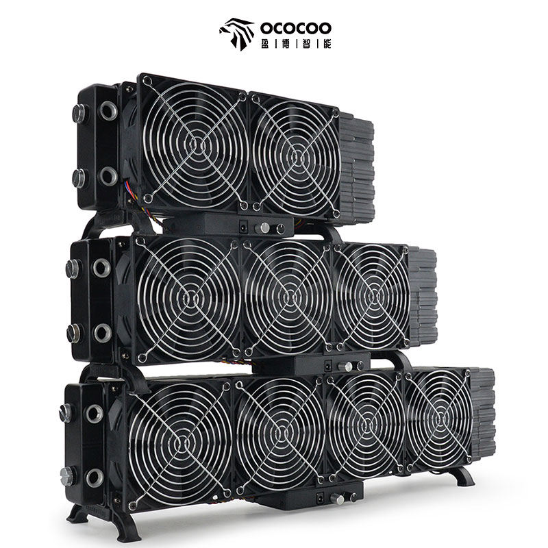 OCOCOO UX01 External Radiator Water Pump Cold Drain Integrated Cooling CPU Patent Radiator Desktop PC DIY Computer Kit