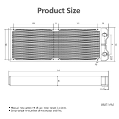 CRD28 Copper Radiator - Water Cooling Solution