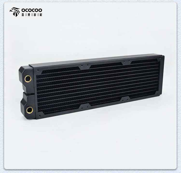 OCOCOO Copper Radiator 120mm Length 40.5mm Thickness Water Cooled Heat ...