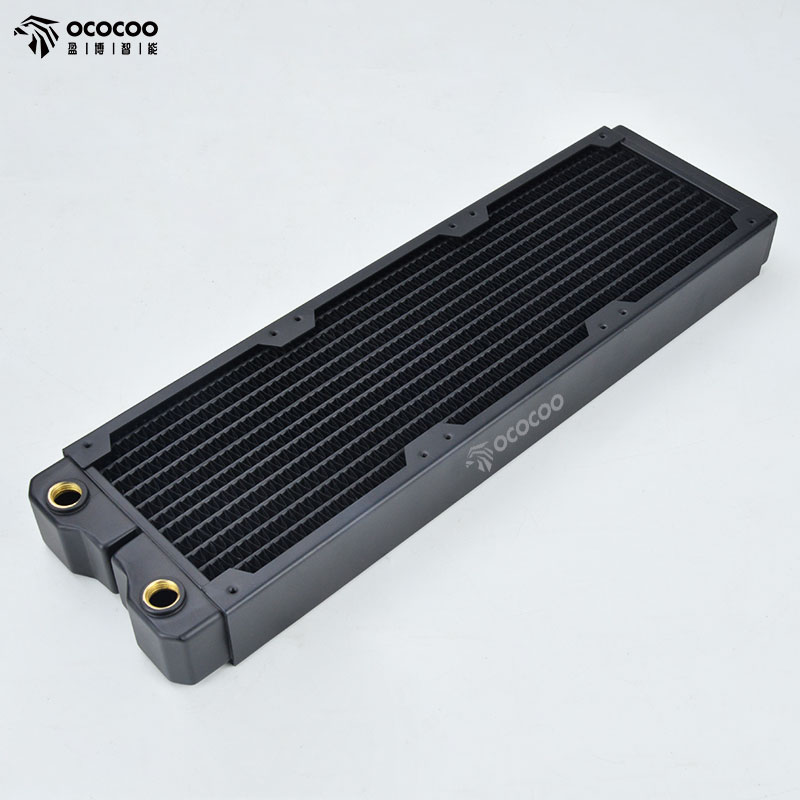 OCOCOO Copper Radiator 120mm Length 40.5mm Thickness Water Cooled Heat ...