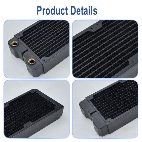 OCOCOO Copper Radiator 120mm Length 40.5mm Thickness Water Cooled Heat ...