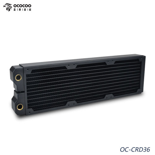 OCOCOO Copper Radiator 120mm Length 40.5mm Thickness Water Cooled Heat ...