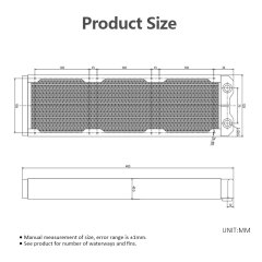 OC-CRD36 Copper Radiator - Water Cooling Solution