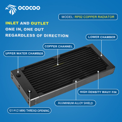 OCOCOO RP02 240 Copper Water Cooling Radiator Factory