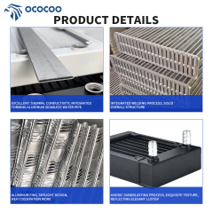 OCOCOO AS80-8 Aluminum Water Cooling Radiator Factory