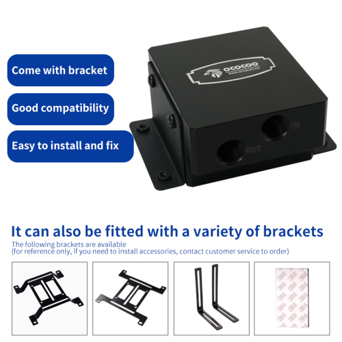 H09A Water Cooling Pump Quiet 6m Head 12L/H Large Flow G1/4 Thread Port