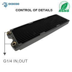 OC-CRS36 Copper Radiator - Flush Water Cooling Solution