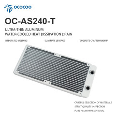 OCOCOO AS240-T Aluminum Water Cooling Radiator Factory