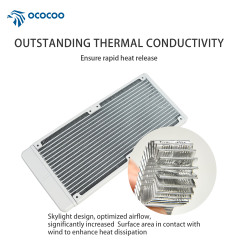OCOCOO AS240-T Aluminum Water Cooling Radiator Factory