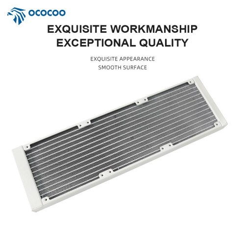 OCOCOO AS360-L White Aluminum Radiator