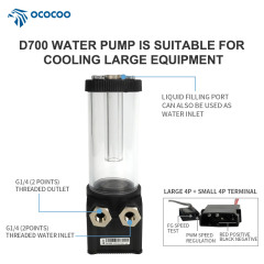 OCOCOO D700 Water Cooling Pump Factory