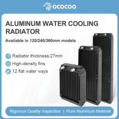OCOCOO 120S-8 Aluminum Water Cooling Radiator