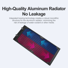 OCOCOO 240L-8 Aluminum Water cooling Radiator