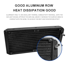 OCOCOO 240S-8 Aluminum Water Cooling Radiator
