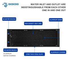 OCOCOO 360L-6 Aluminum Water Cooling Radiator factory
