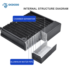 OCOCOO 360L-6 Aluminum Water Cooling Radiator factory