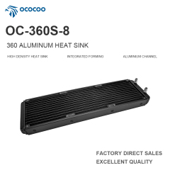 OCOCOO 360S-8 Aluminum Water Cooling Radiator