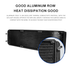 OCOCOO 360S-8 Aluminum Water Cooling Radiator