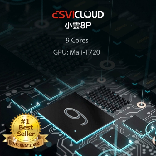 SviCloud 8P スマート Android TV ボックス - 高構成バージョン - 非常
