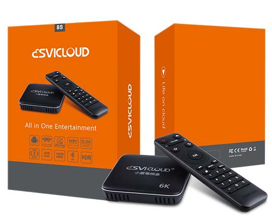 SviCloud 8S Smart TV Set-Top Box - Low Configuration Version